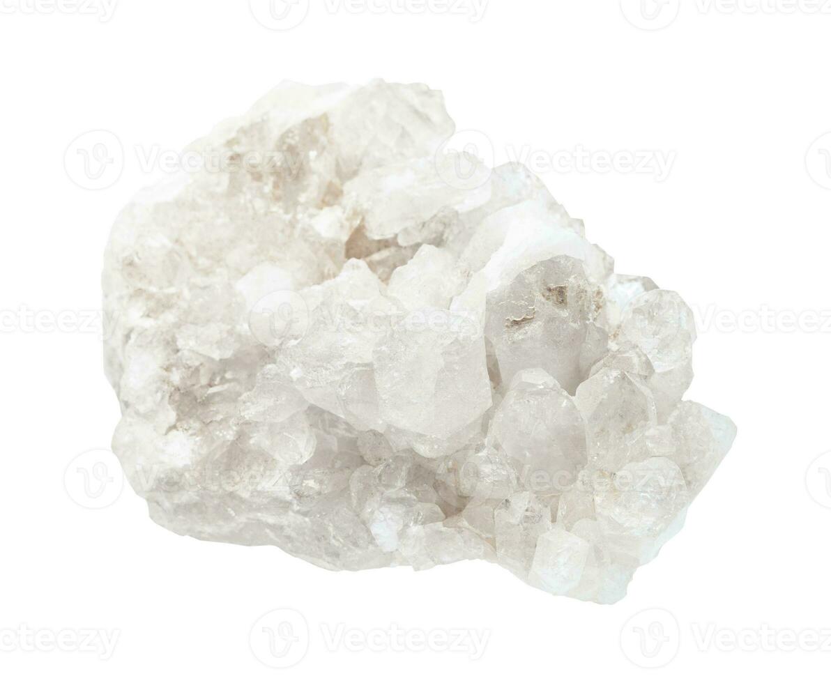 matrix of colorless Rock crystals rock-crystal photo