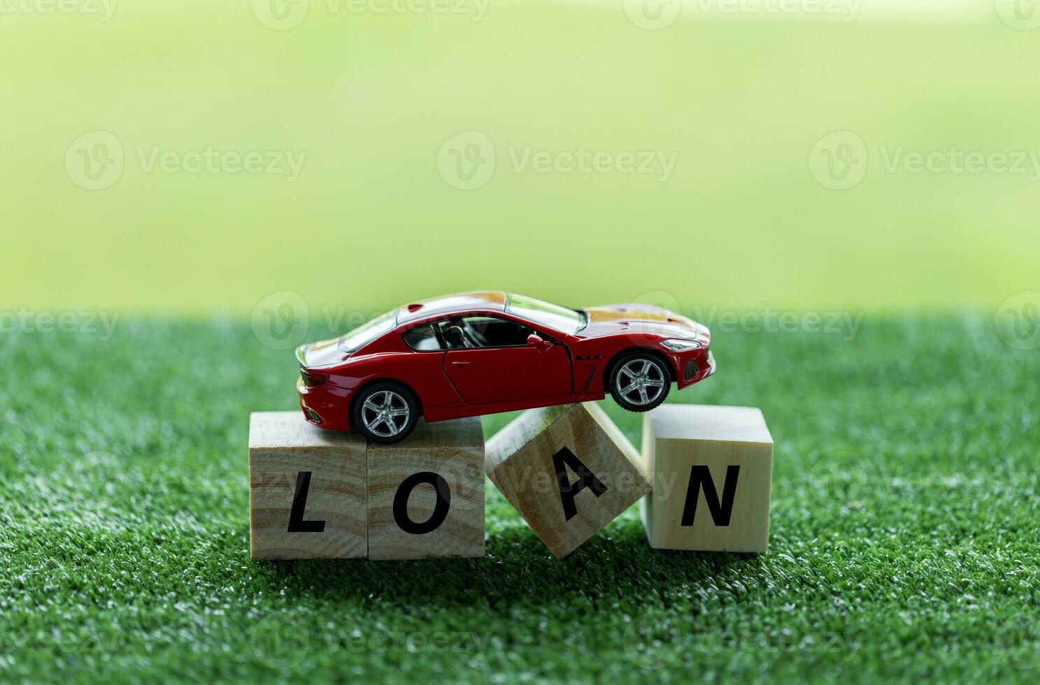 Car loan,money, banknote on agreement document or car insurance application form. Saving money for car concept, trade car for cash concept, finance concept. photo