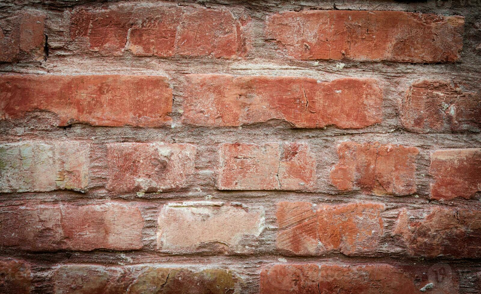 Texture of a brick wall. Part of a building wall. Place for text. photo