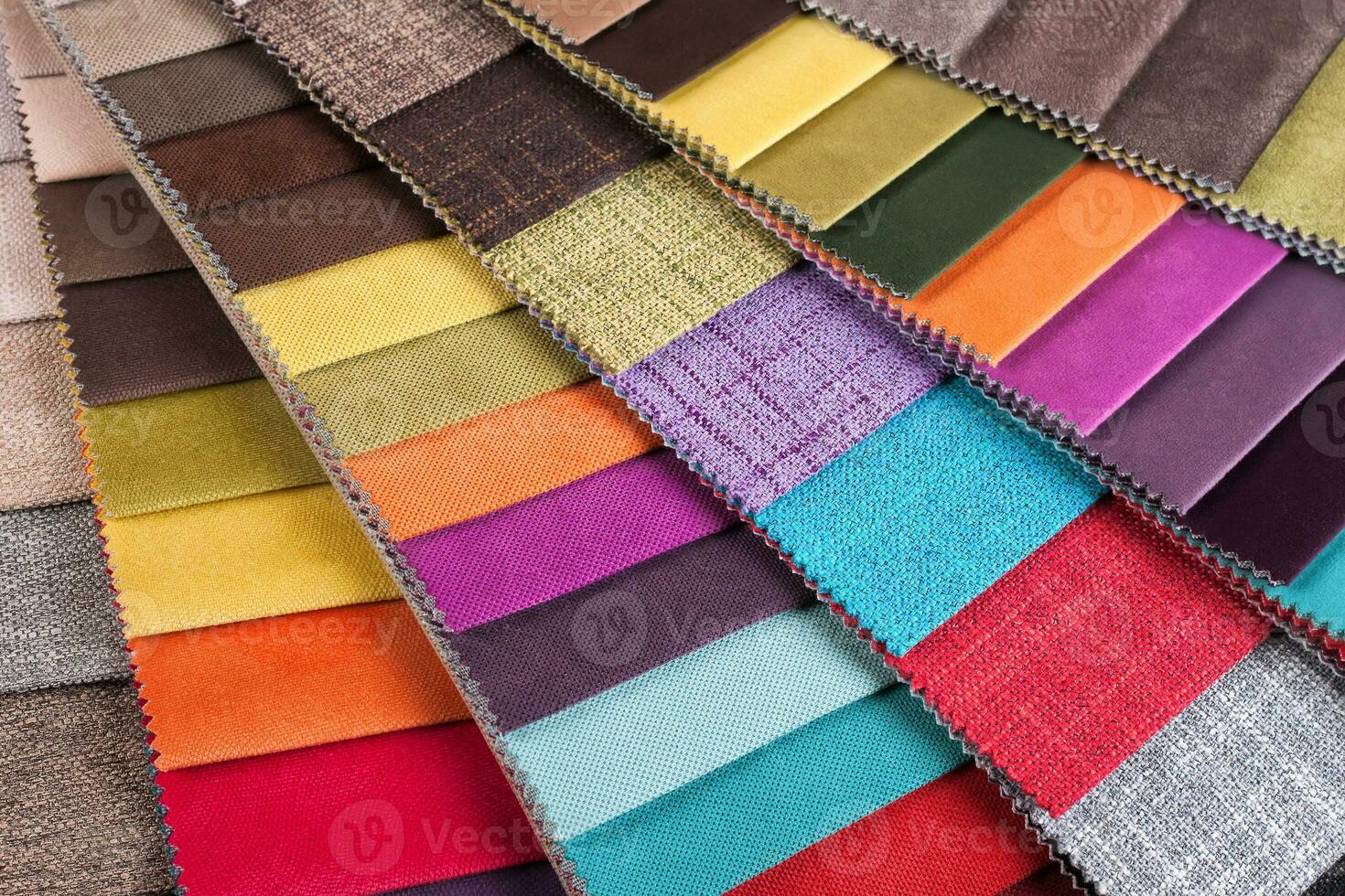 Colored tissue samples photo