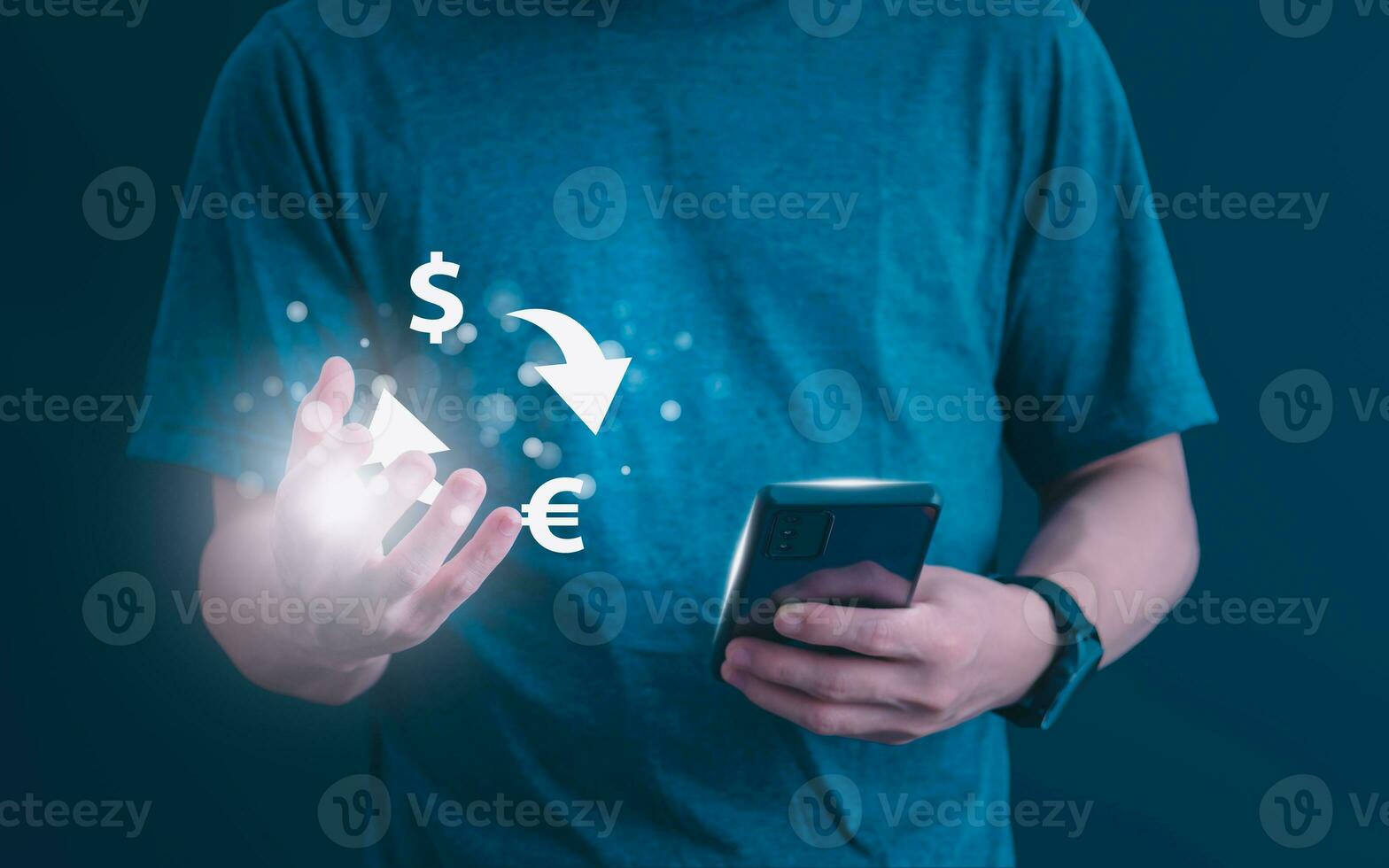 currency exchange for finance and business background, savings and accounts, finance and banking. business concept, investment, bonds, dividends, money growth, invest in digital asset trading. photo