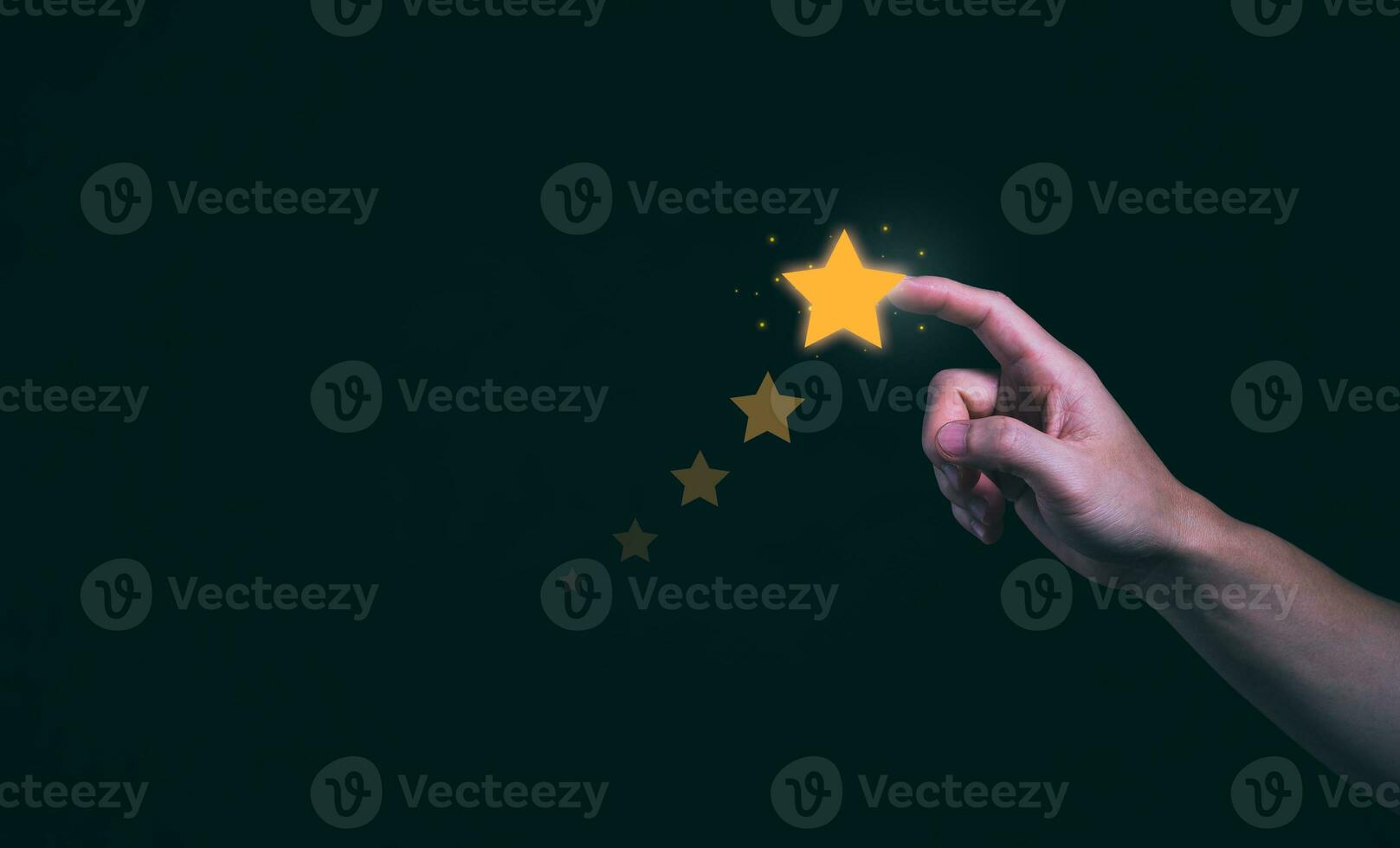 Customer services best excellent business rating experience. Satisfaction survey concept. user gives ratings to service experience on the online application, online marketing, and business processes. photo