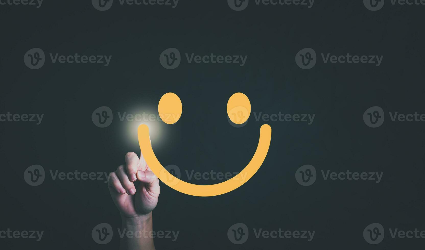Customer services best excellent business rating experience. Satisfaction survey concept. user gives ratings to service experience on the online application, online marketing, and business processes. photo