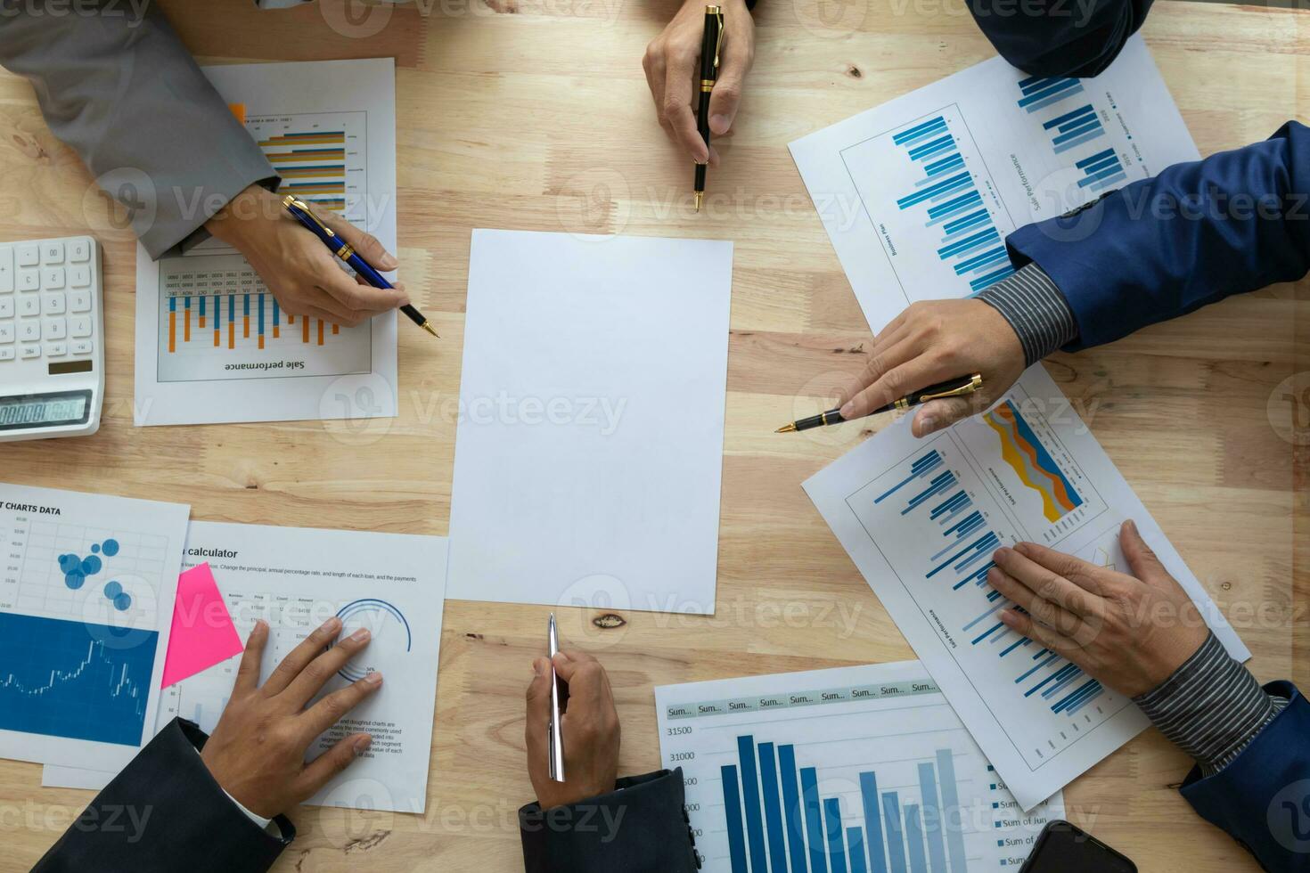 Businessmen and investors attend the meeting discuss give advice and consult with each other about businesses they have invested in together. consultation and advice between businessmen and investors. photo