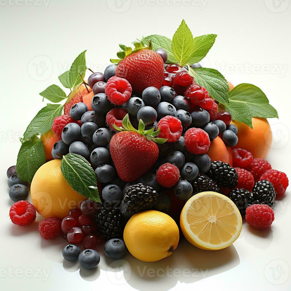 All kinds of sweet and fresh fruit photo