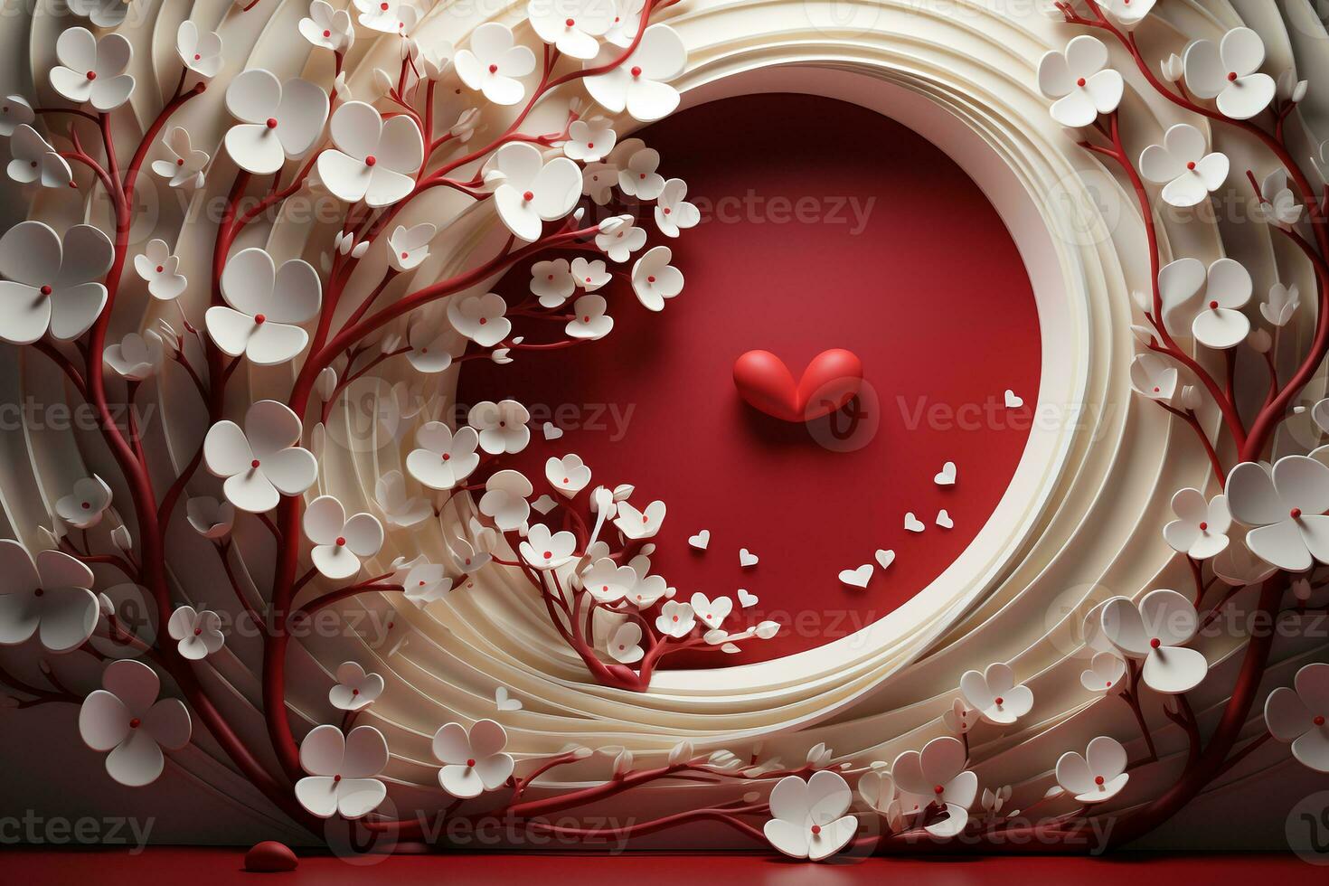 Background ed valentine day with pink color photo