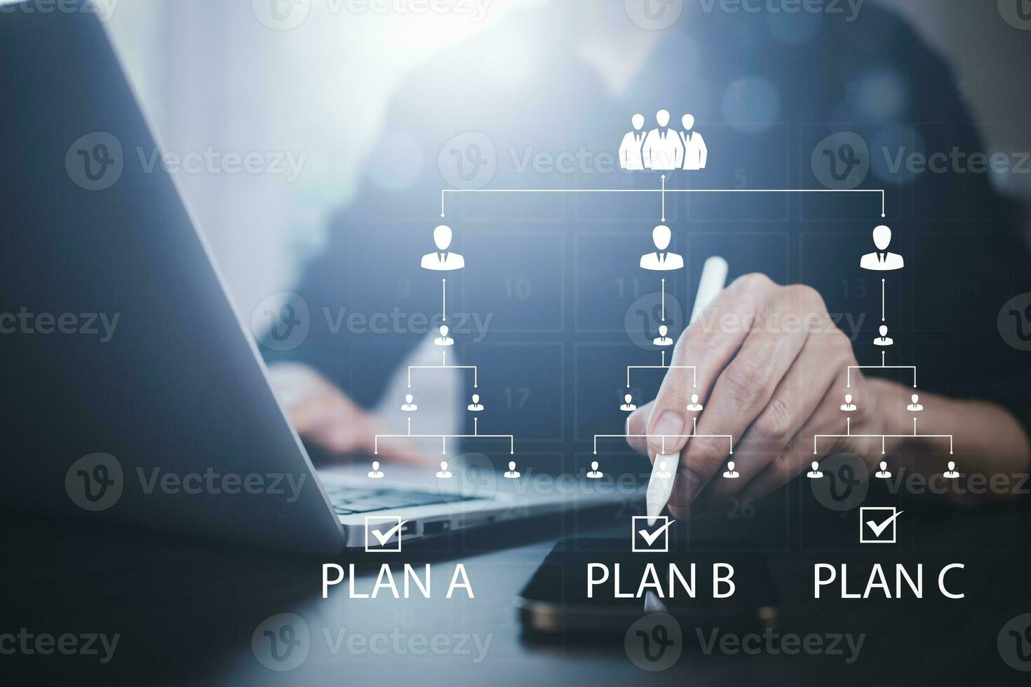 Working Data Analytics and Data Management Systems and Metrics connected to corporate strategy database for Finance, Intelligence,  Business Analytics with Key Performance Indicators, social network photo