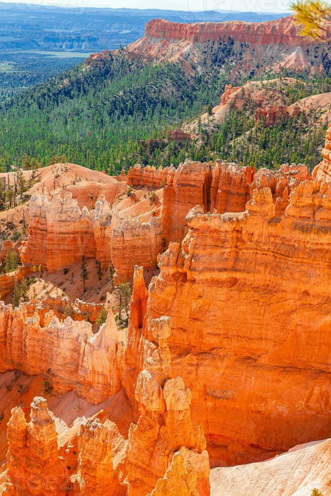 Bryce Canyon National Park landscape in Utah, United States. Brice Canyon in Navaho Loop Trail photo