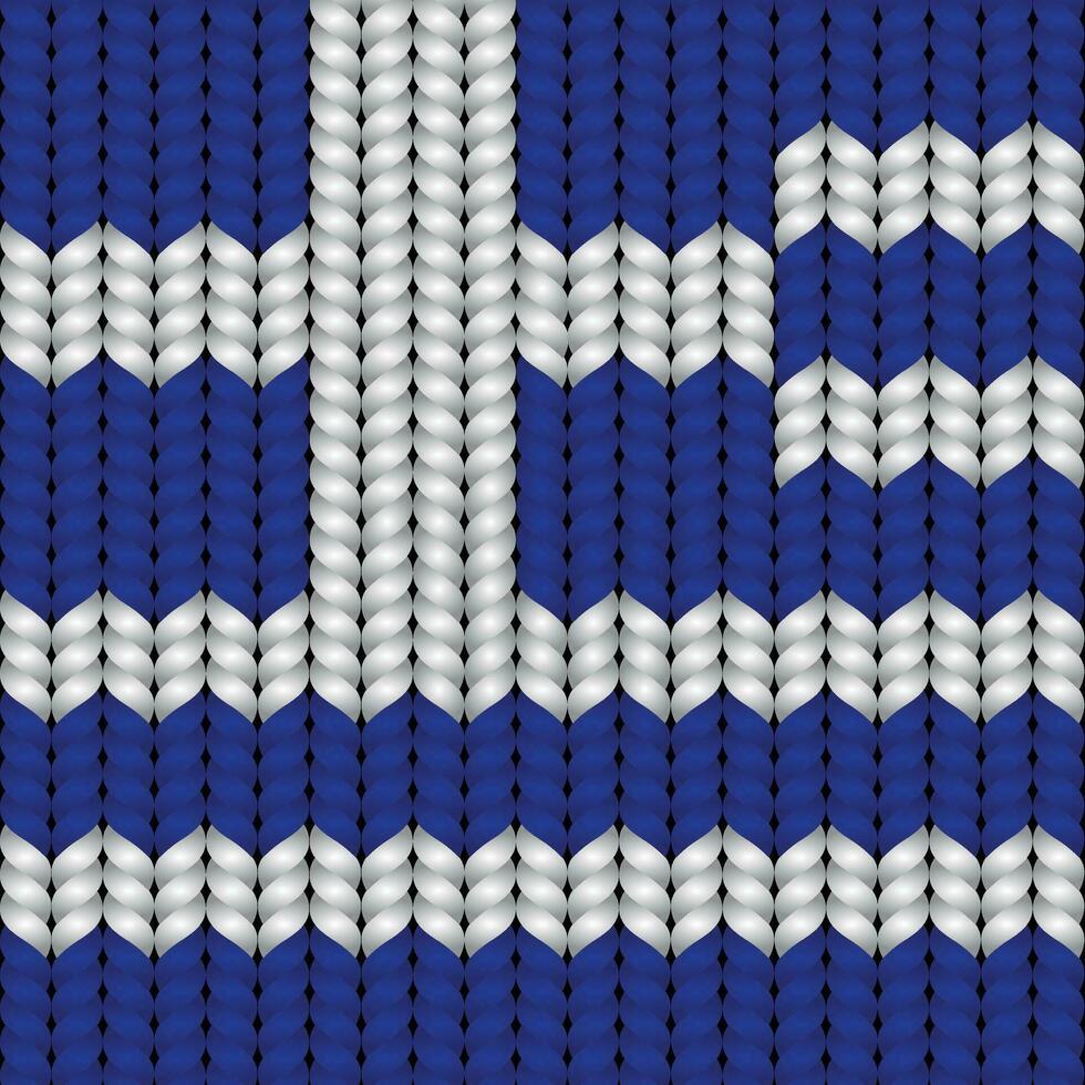 National flag braided rope vector