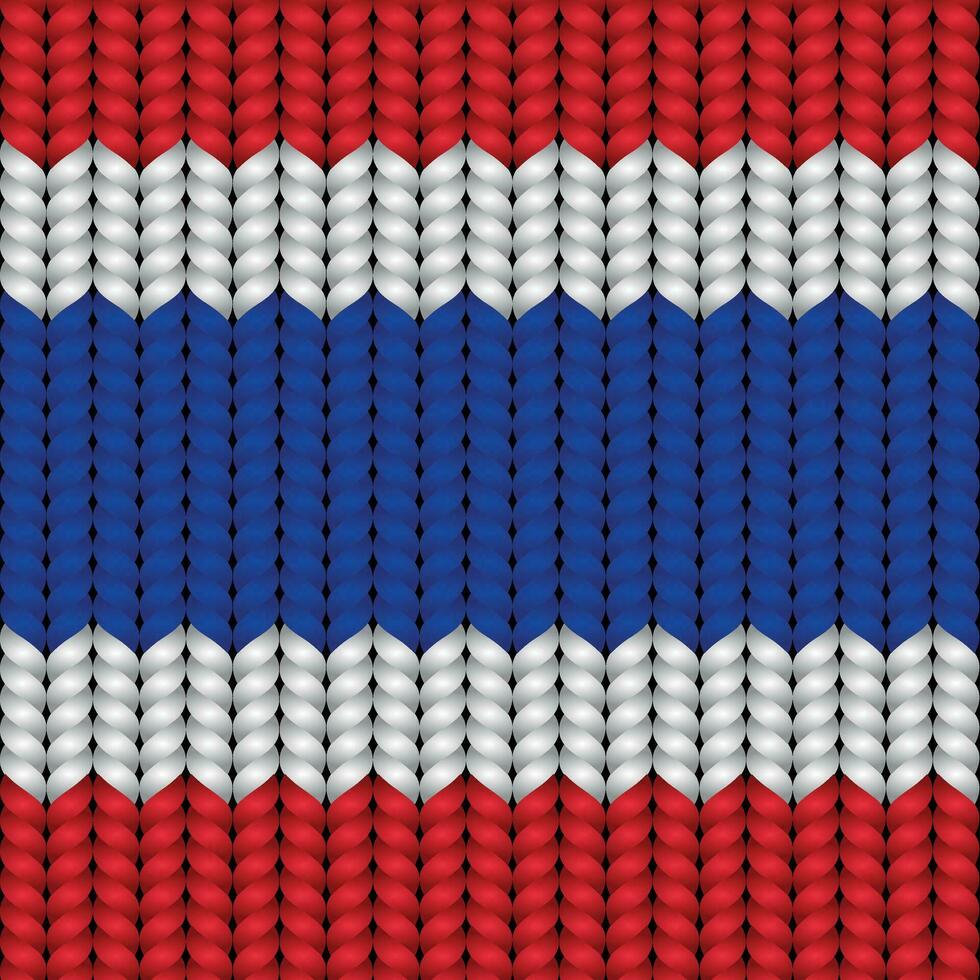 National flag braided rope vector