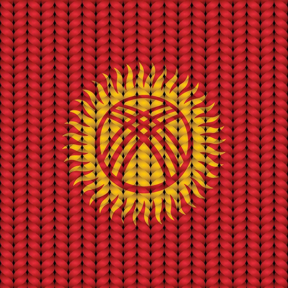 National flag braided rope vector