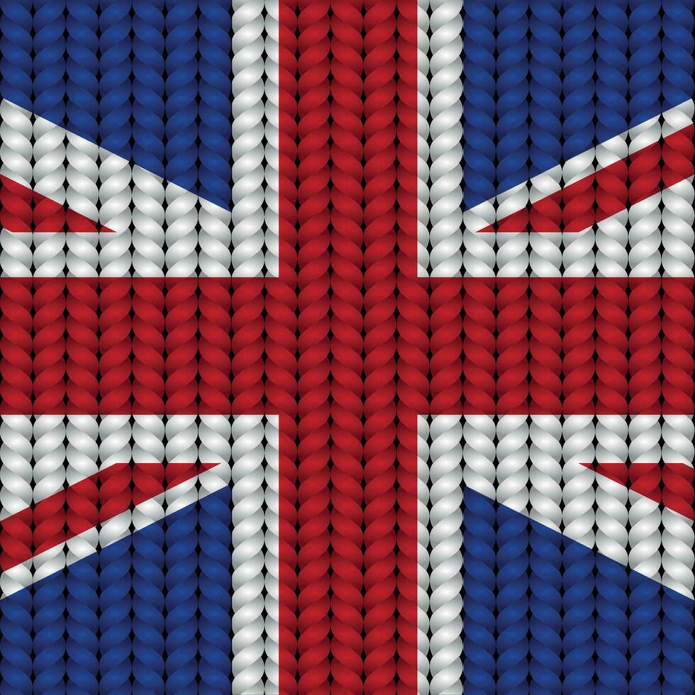 National flag braided rope vector