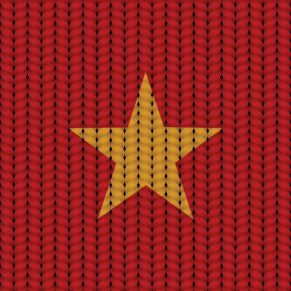 National flag braided rope vector