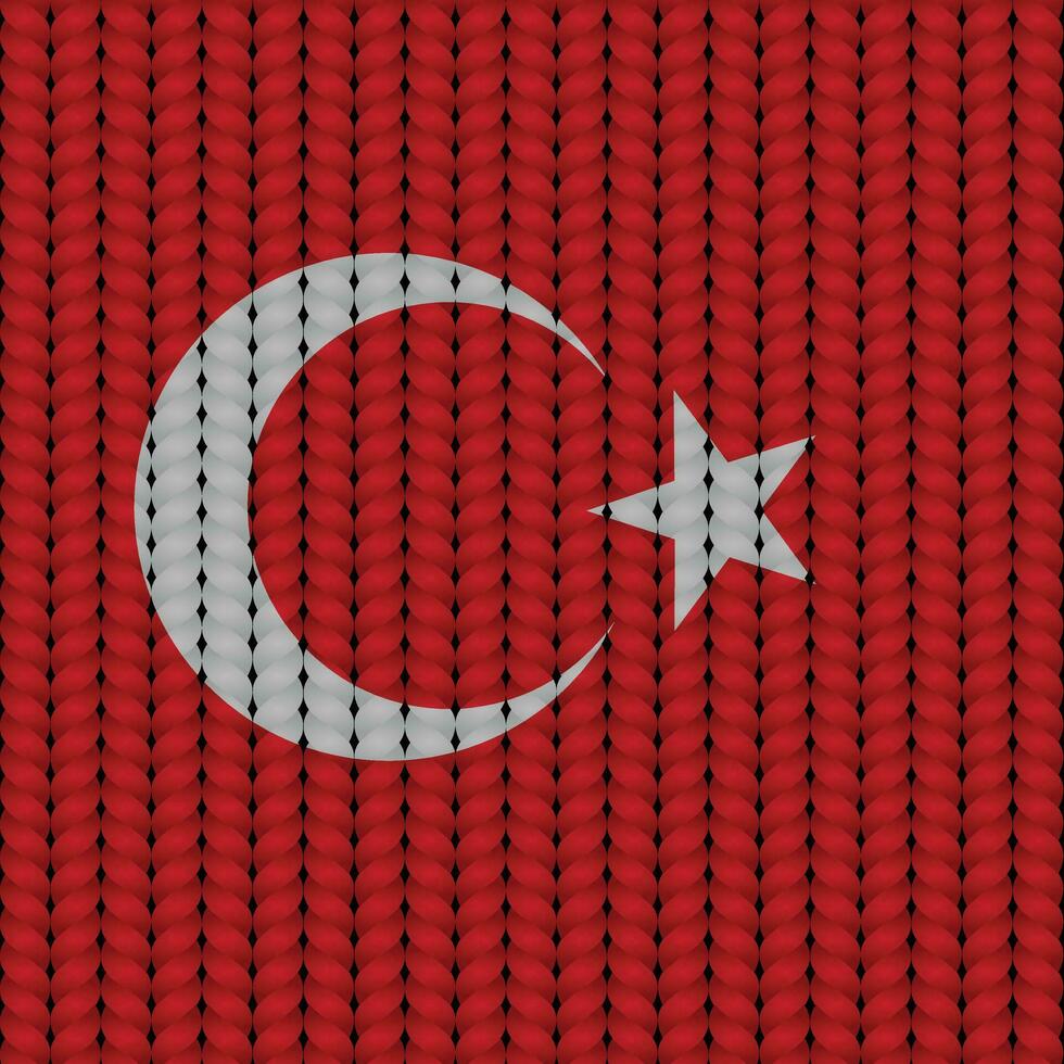 National flag braided rope vector