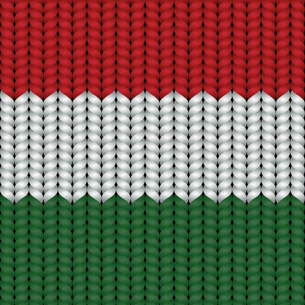National flag braided rope vector