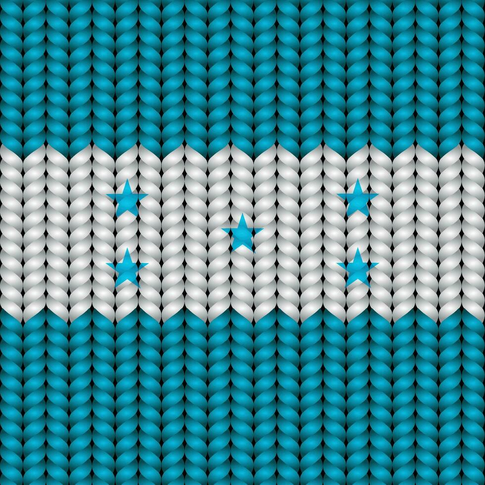 National flag braided rope vector