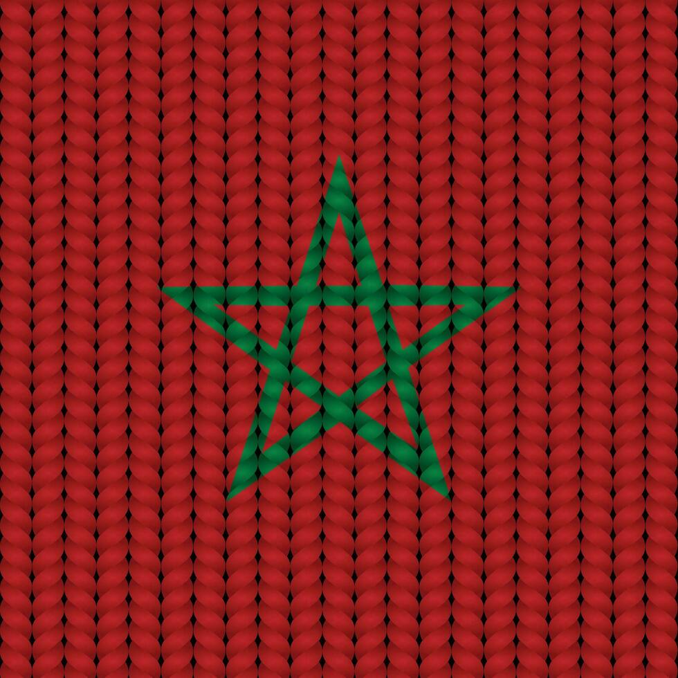 National flag braided rope vector