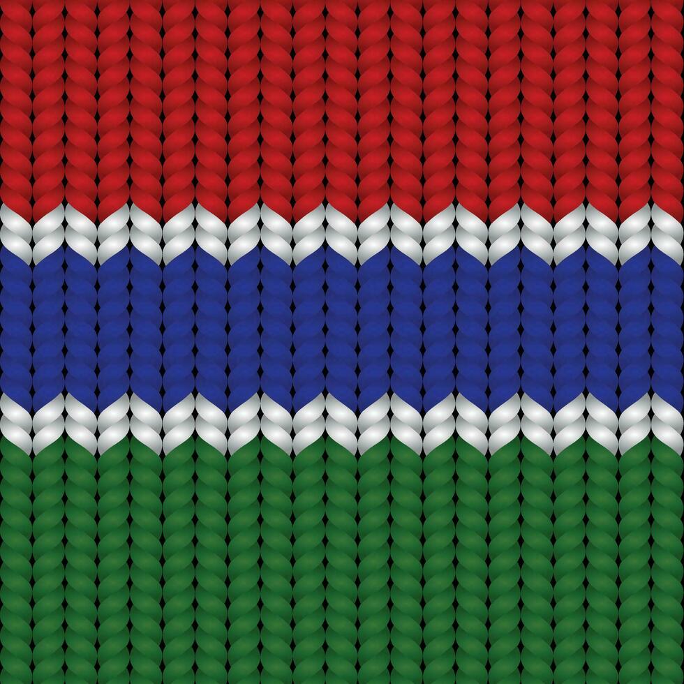 National flag braided rope vector