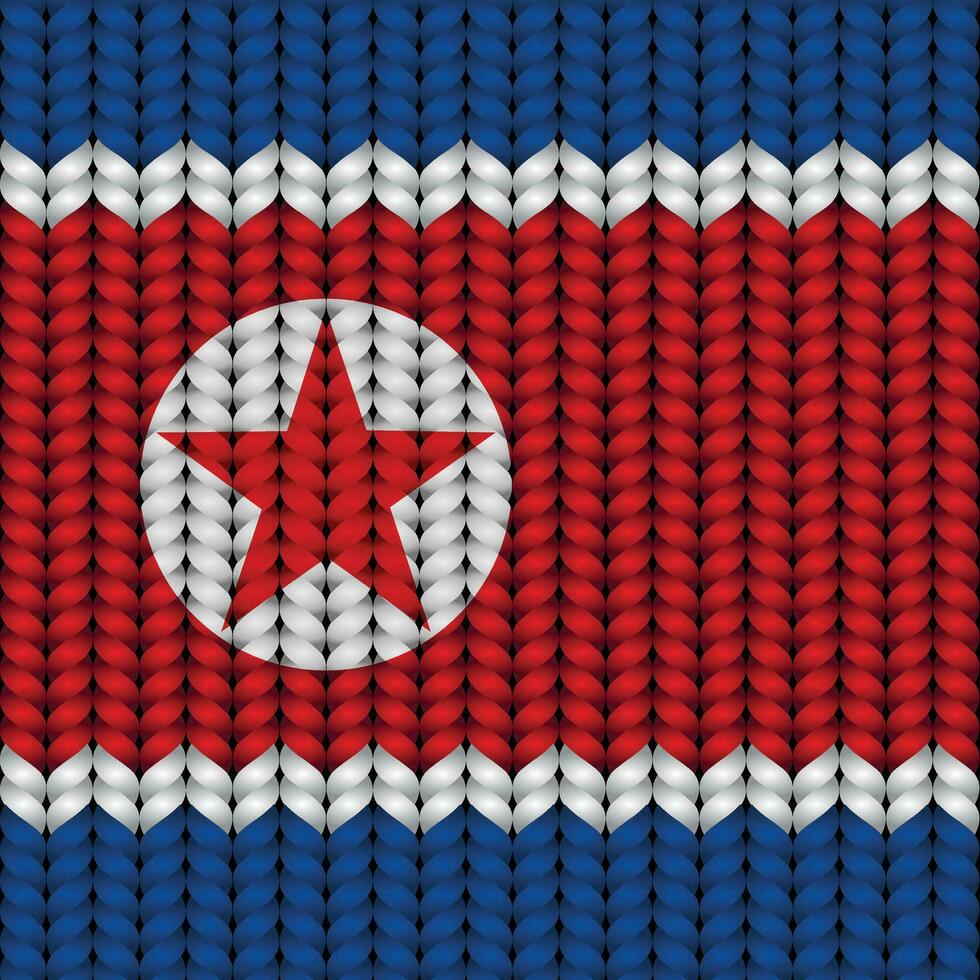 National flag braided rope vector