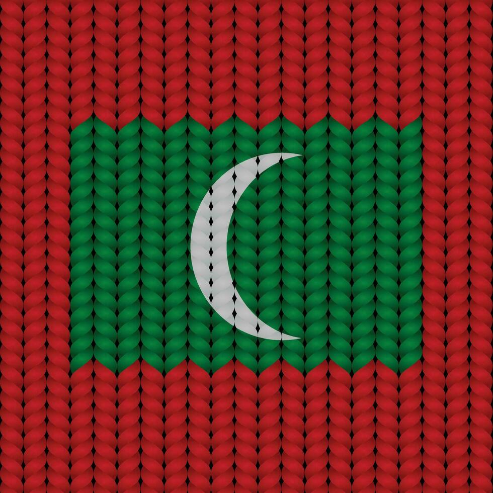 National flag braided rope vector