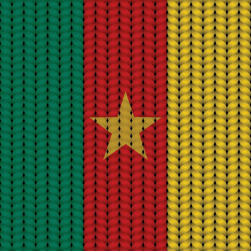 National flag braided rope vector