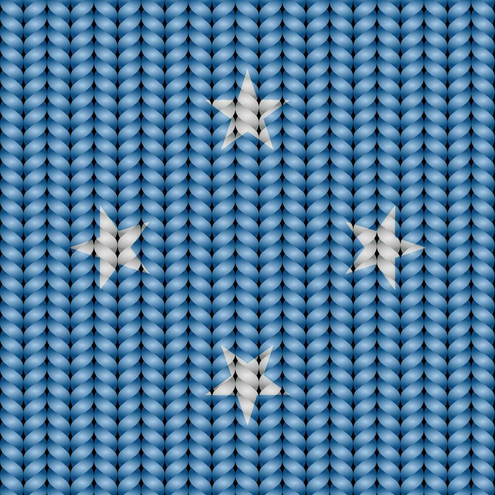 National flag braided rope vector