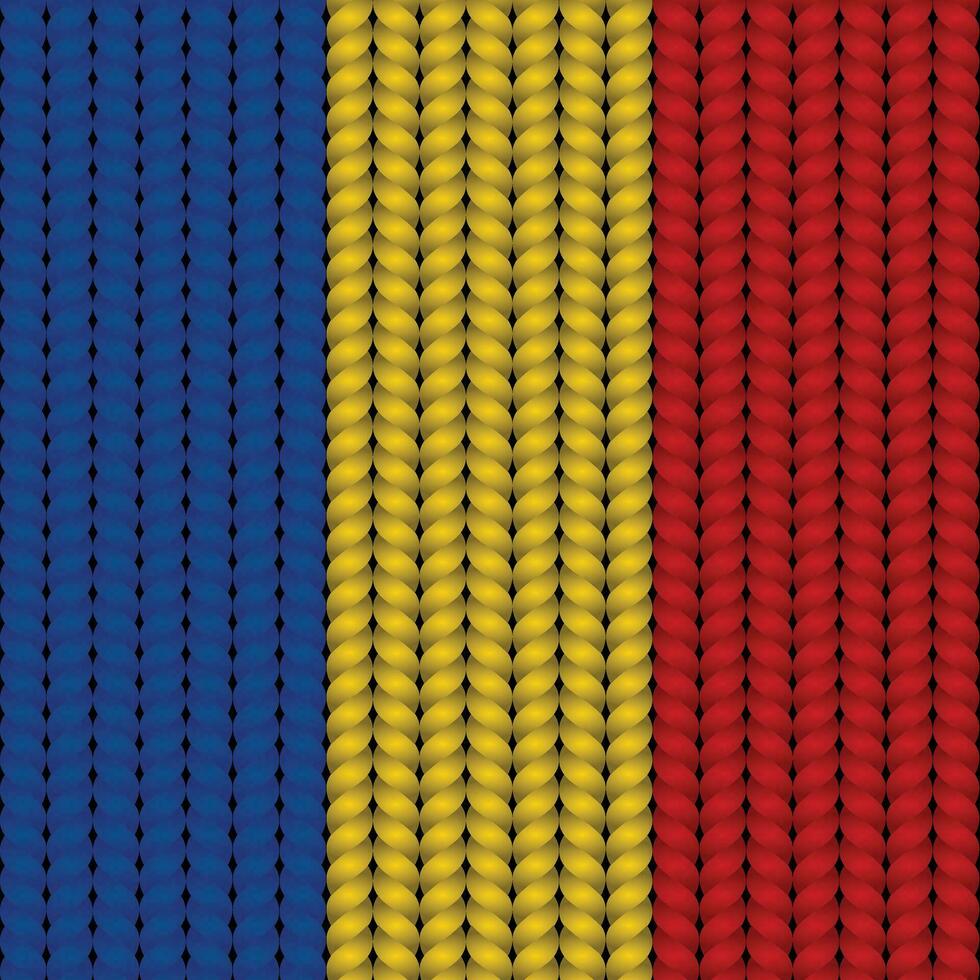 National flag braided rope vector