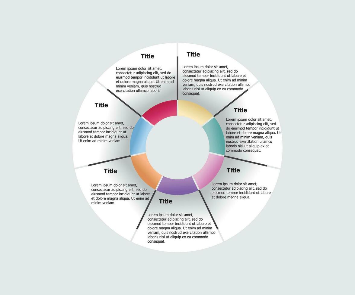 Modern infographic template design vector for web design, UI apps, business presentation, workflow layout, diagram, annual report.