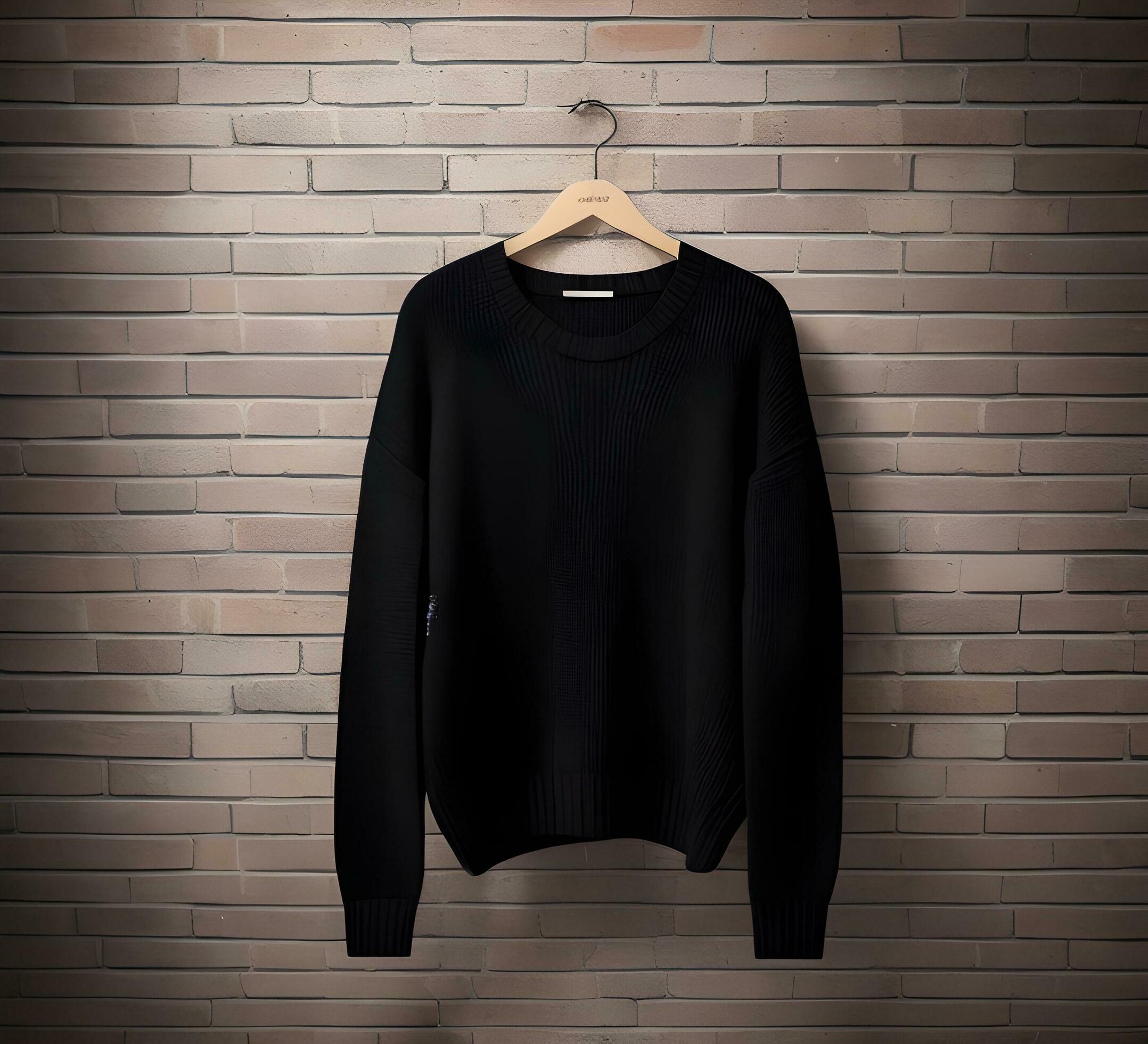 Black sweater mockup hot sale