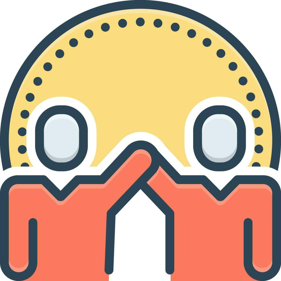 color icon for involves vector