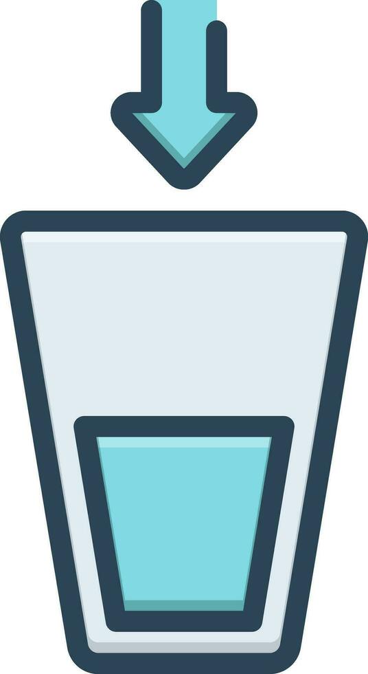 color icon for into vector