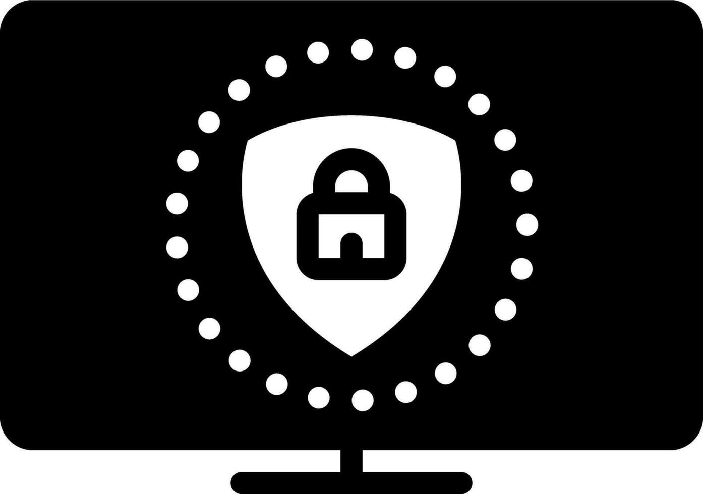 solid icon for protection vector