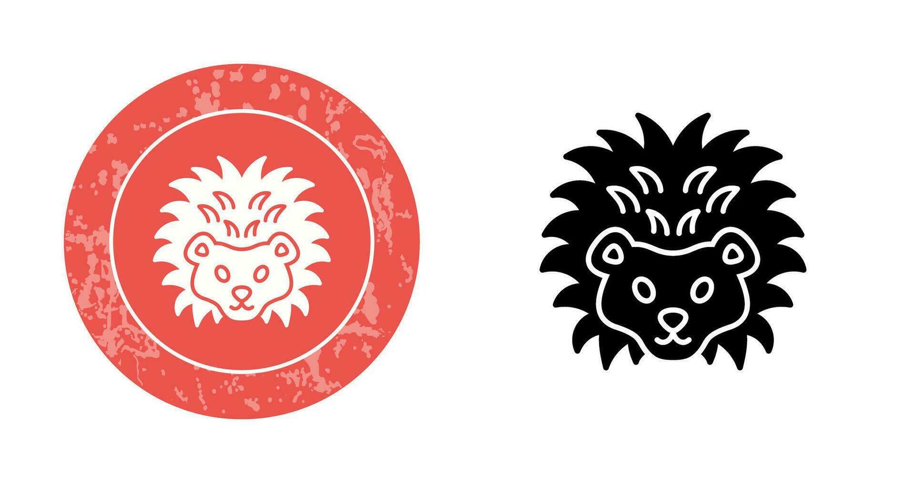 Hedgehog Vector Icon