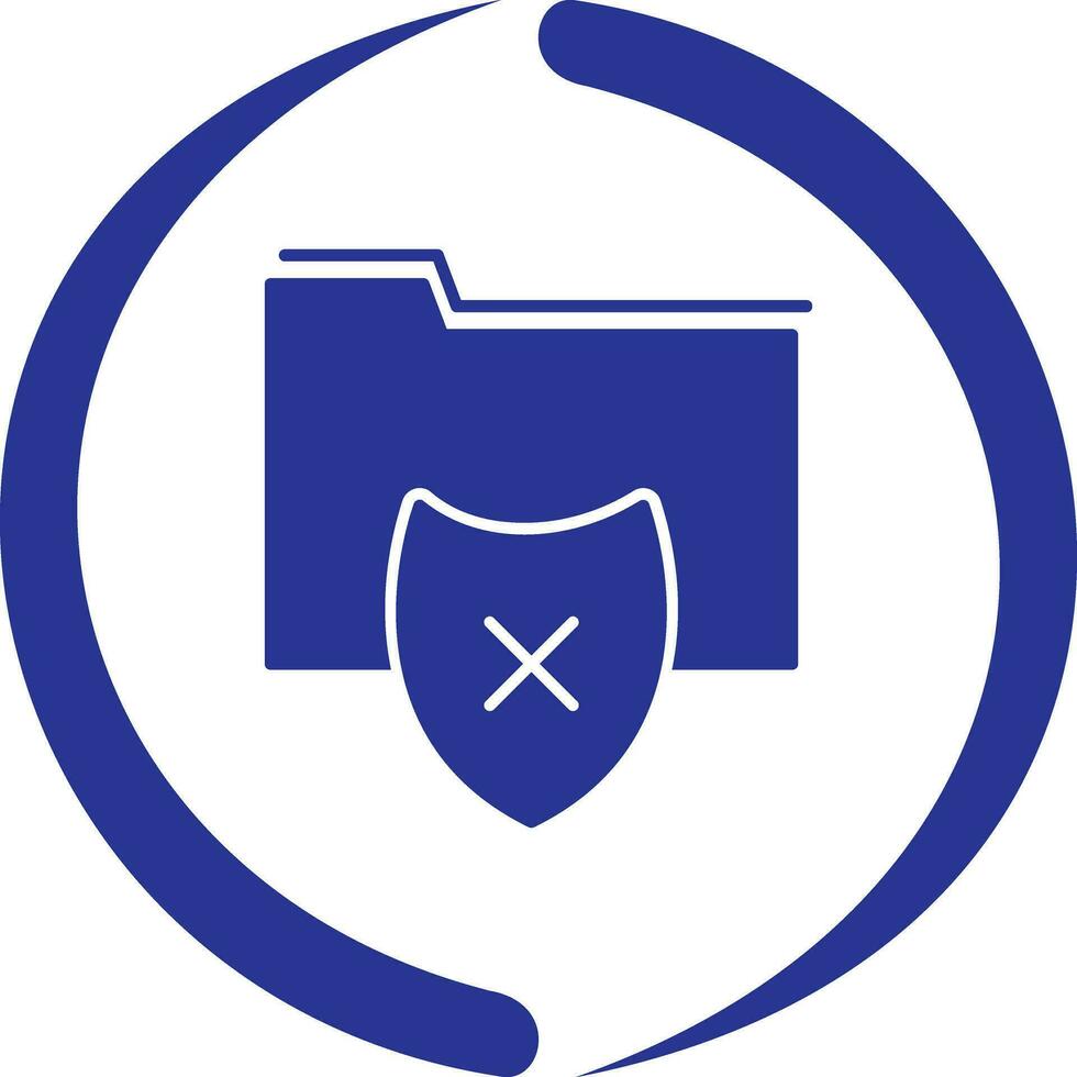 Vulnerable Folder Vector Icon