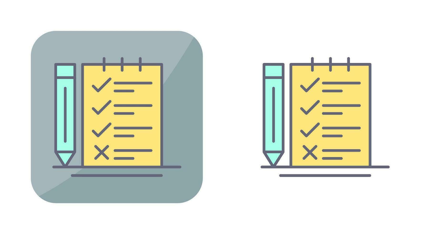 Survey Checklist Vector Icon