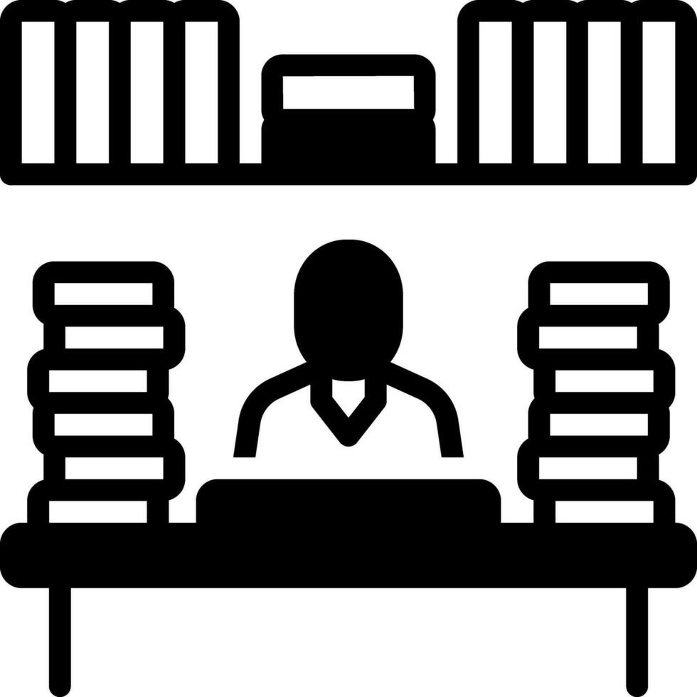 solid icon for plenty vector