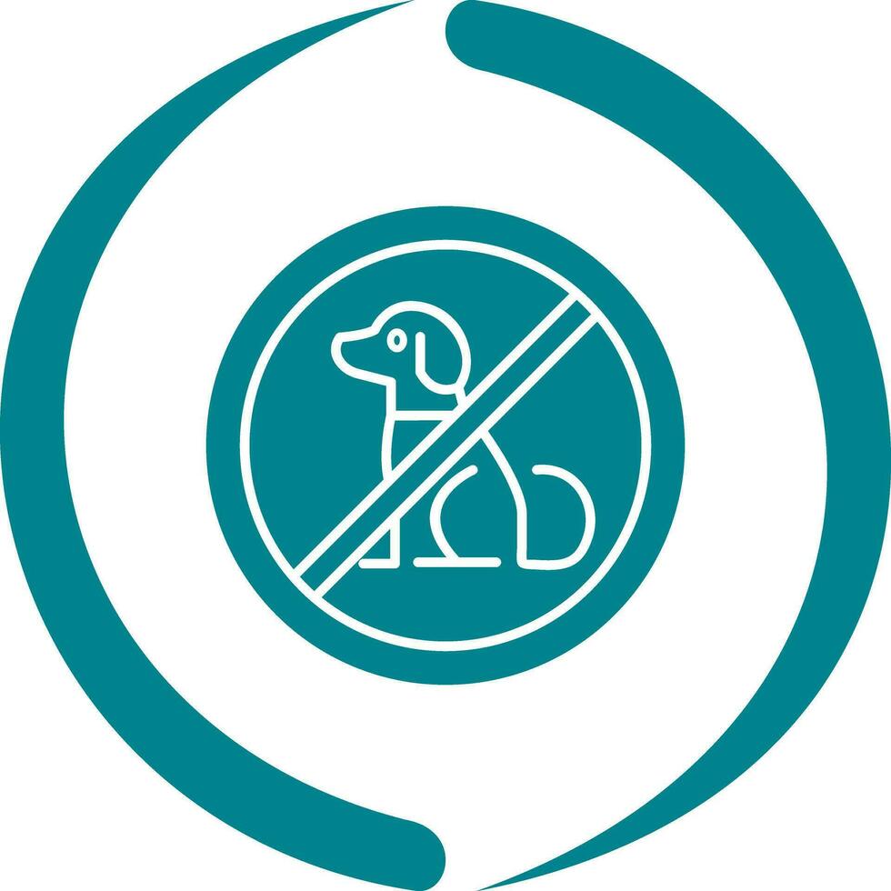 No Pets Vector Icon