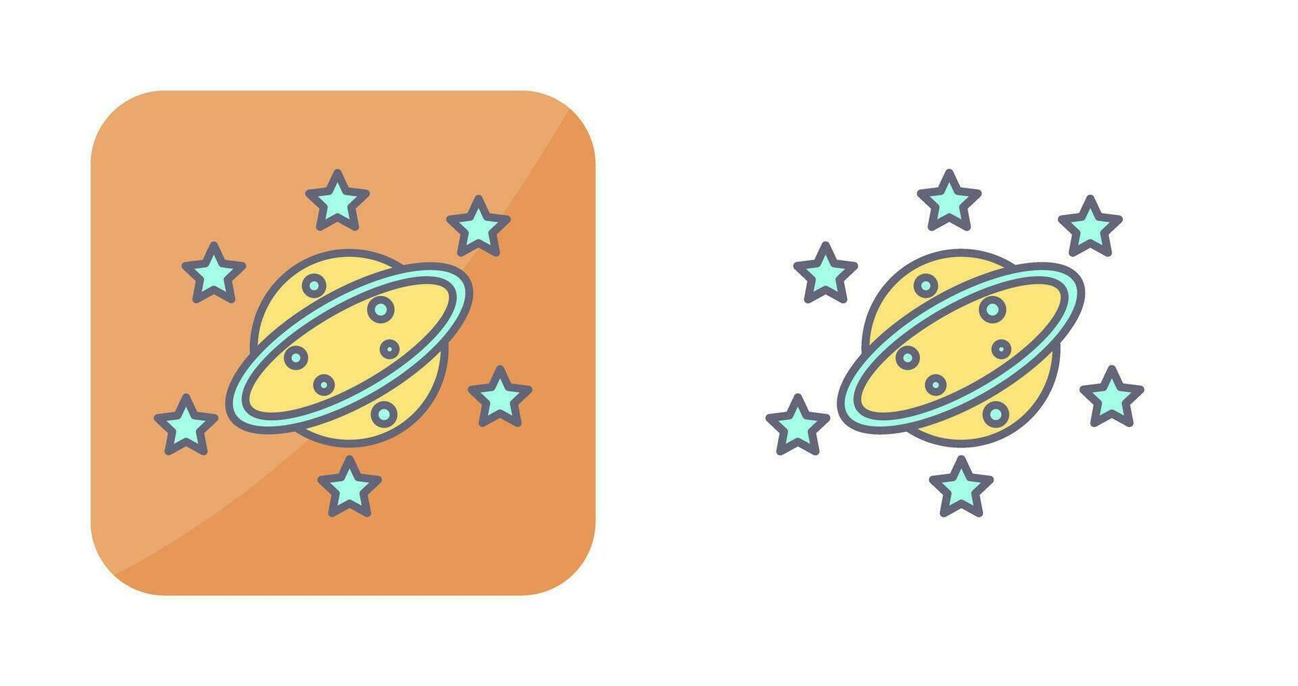 Saturn Vector Icon