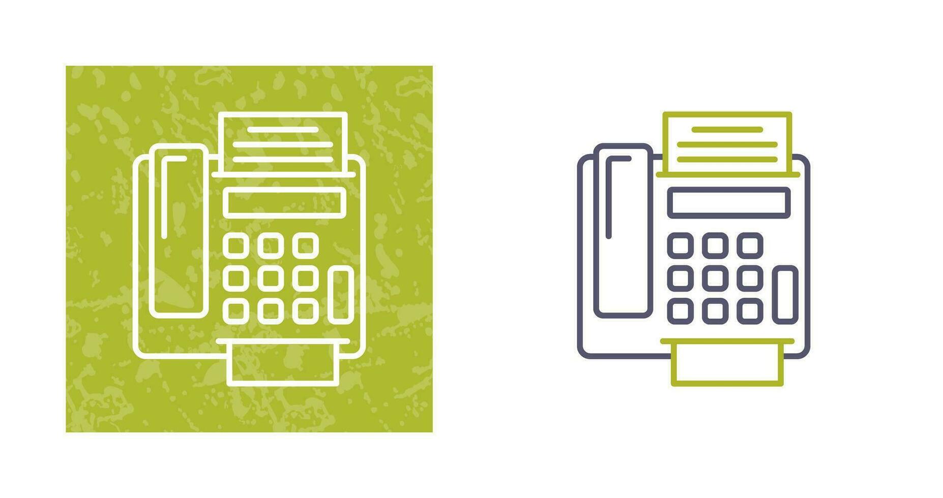 fax Machine Vector Icon