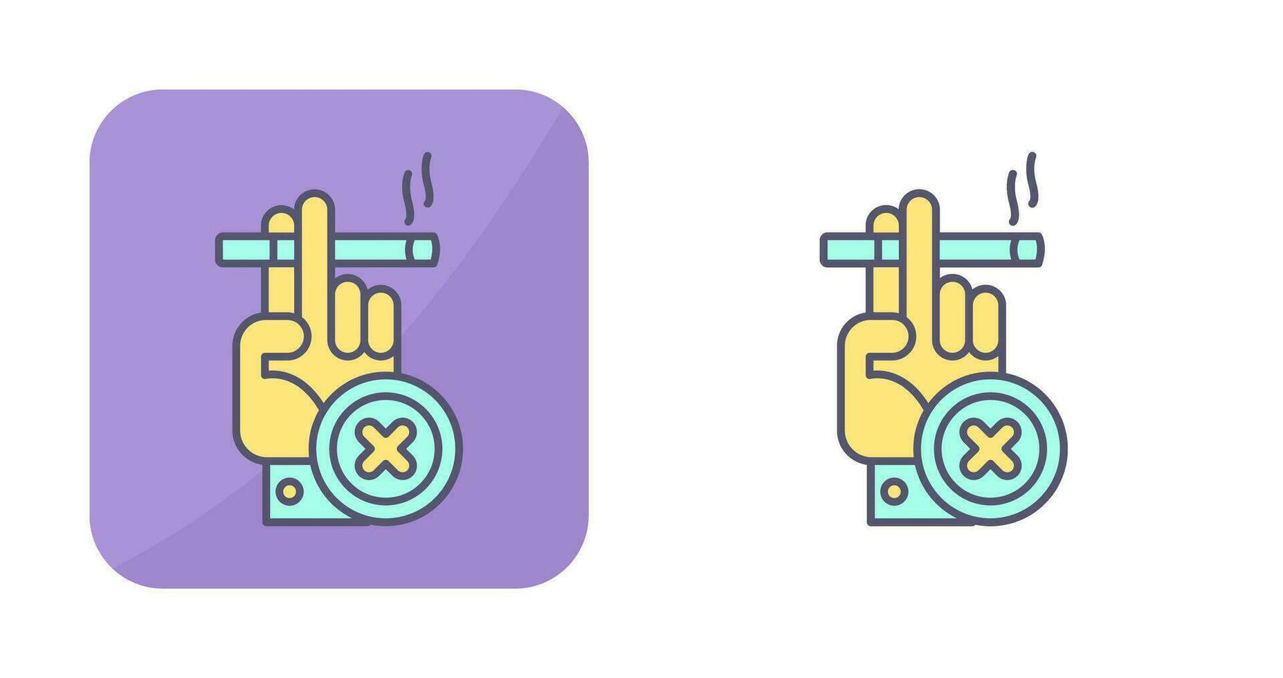 Quit Smoking Vector Icon