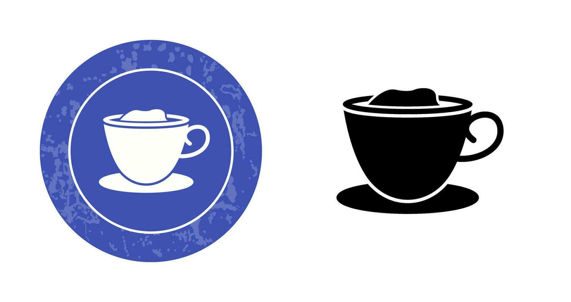 icono de vector de café cremoso