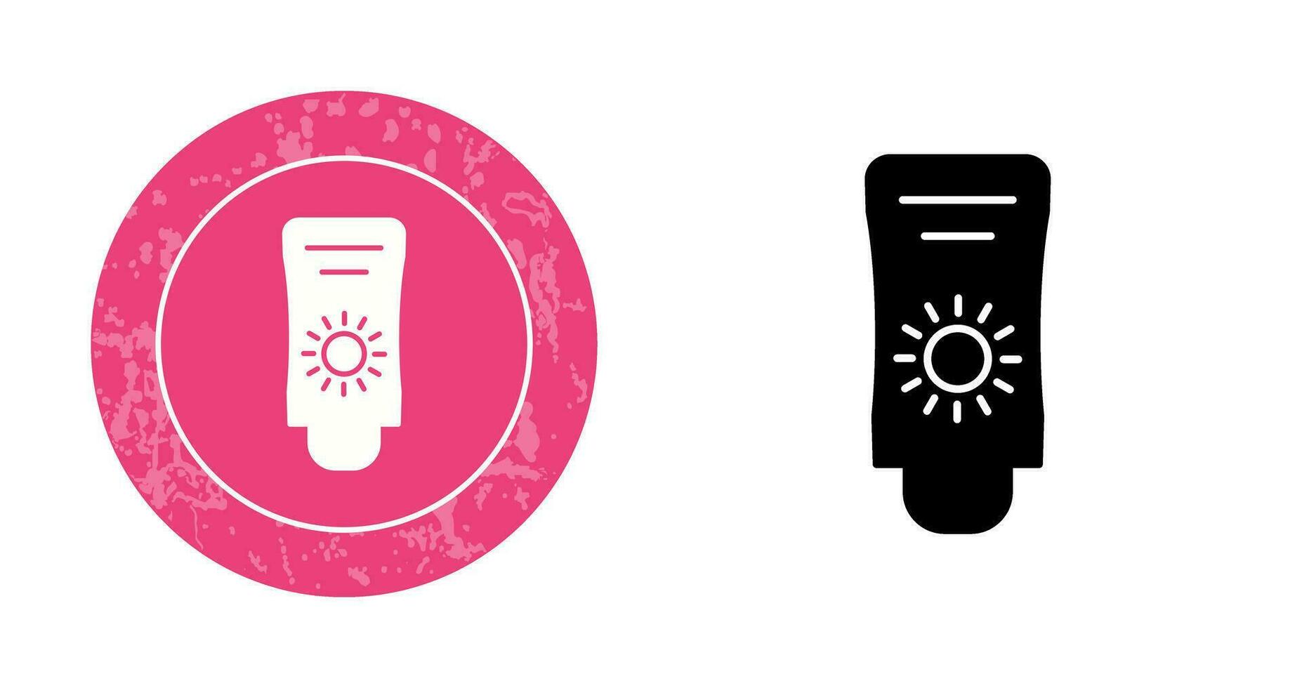 Sun Cream Vector Icon