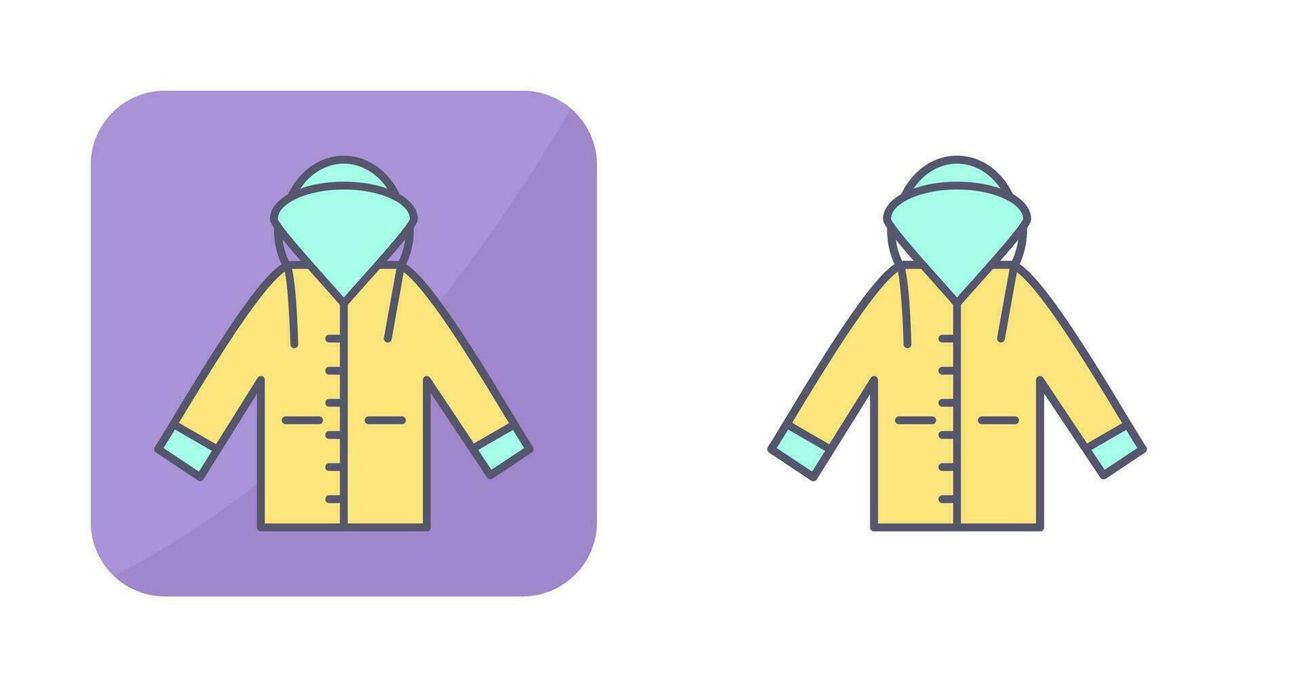 Raincoat Vector Icon