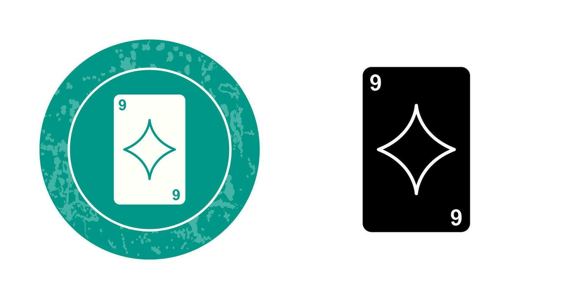 Diamonds Card Vector Icon