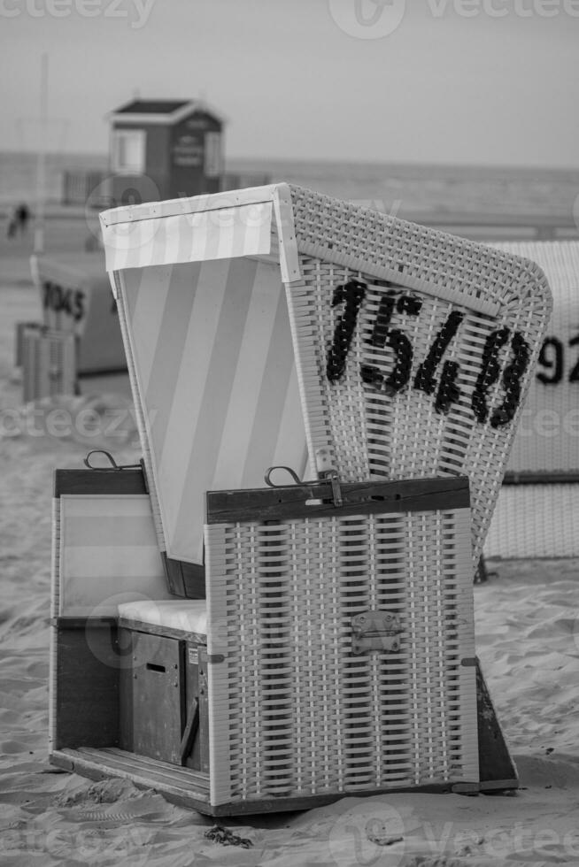 the beach of langeoog island photo