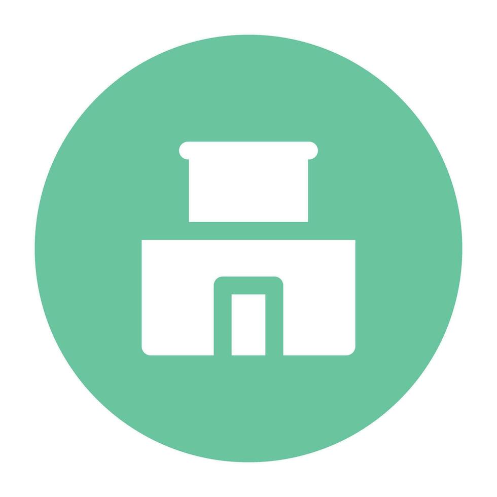 An icon of architecture flat design vector