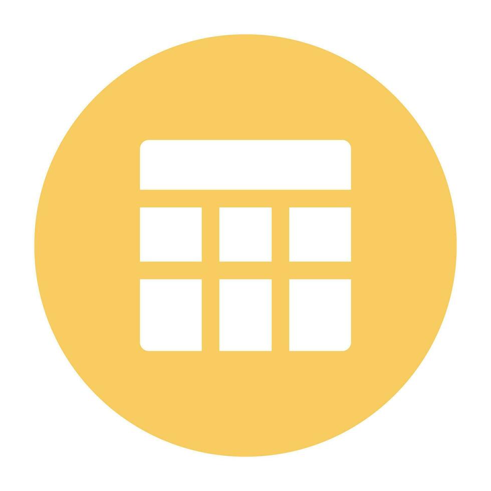 Set of Design Elements Flat Circular Icons vector