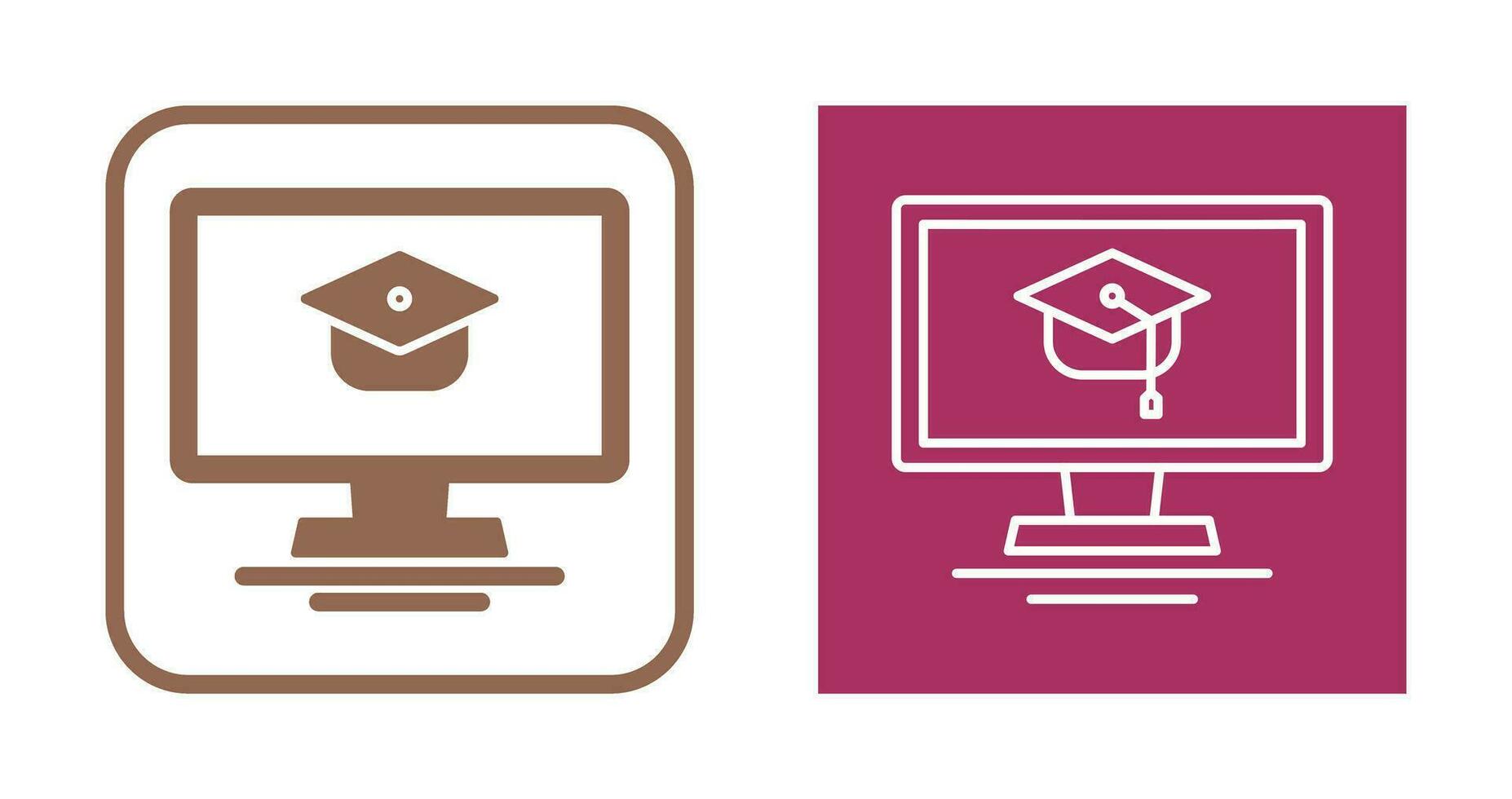 Online Course Vector Icon