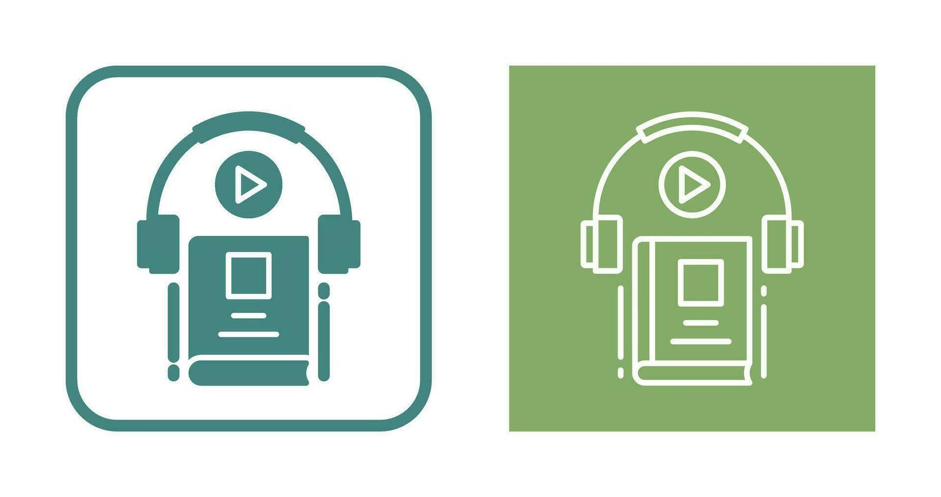 Audio Book Vector Icon