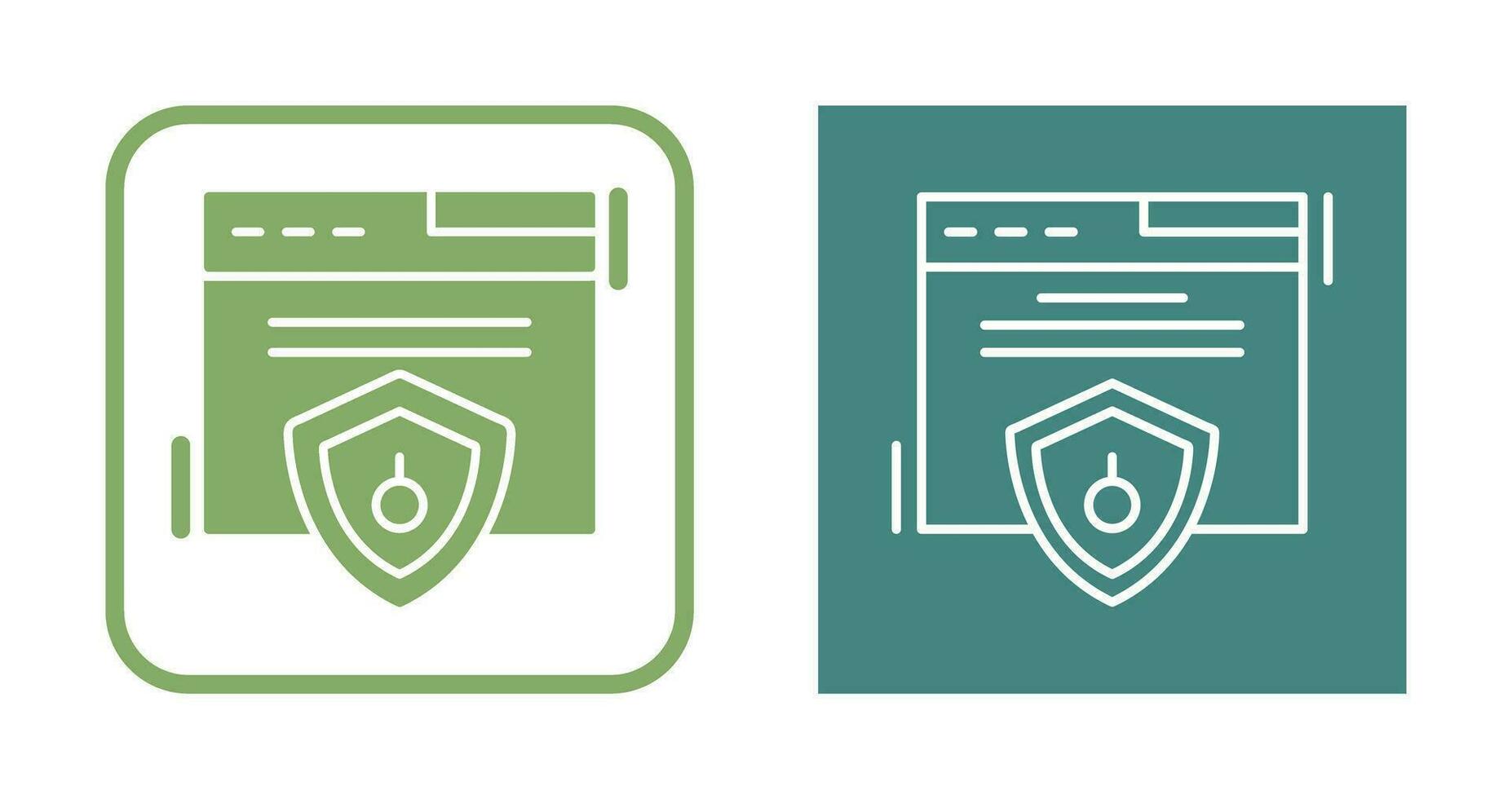 Web Security Vector Icon